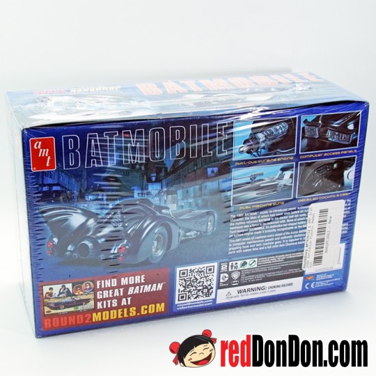  BATMOBILE 1989 MOVIE, SKILL LEVEL 2 MODEL KIT, 1/25, BY AMT