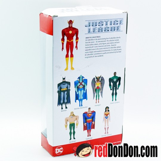THE FLASH, JUSTICE LEAGUE, DC COLLECTIBLE, 6 INCH ACTION FIGURE, SCULPTED BY IRENE MATAR