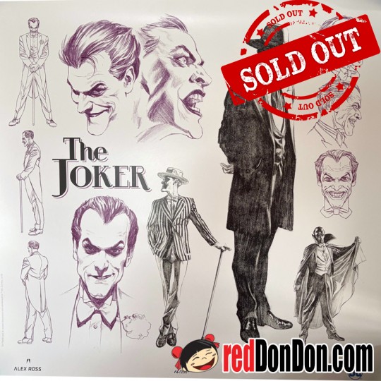Alex Ross JOKER Model Lithographie/Poster 16/250 Exclusives at San Diego Comic-Con 2019