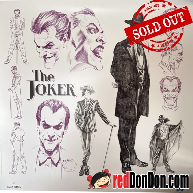 Alex Ross JOKER Model Lithographie/Poster 16/250 Exclusives at San Diego Comic-Con 2019