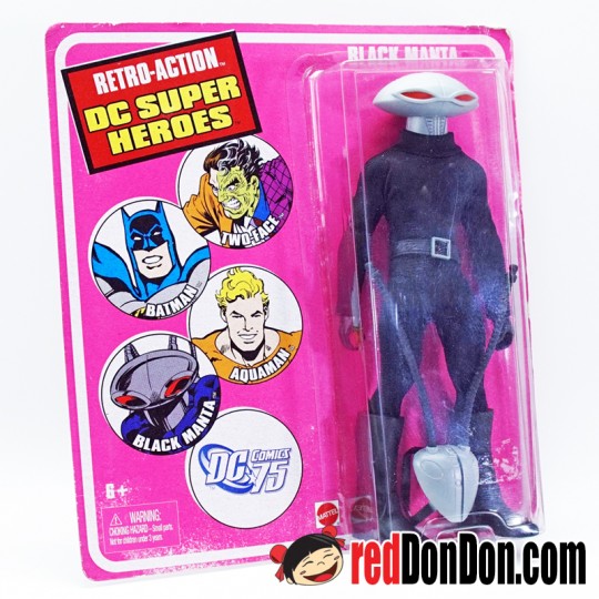 BLACK MANTA, RETRO ACTION DC SUPER HEROES, MATTEL, 2010