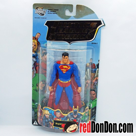 DC Justice League of America Series 1 Superman Action 7” Figure 2007