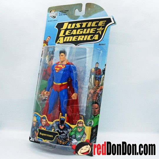 DC Justice League of America Series 1 Superman Action 7” Figure 2007