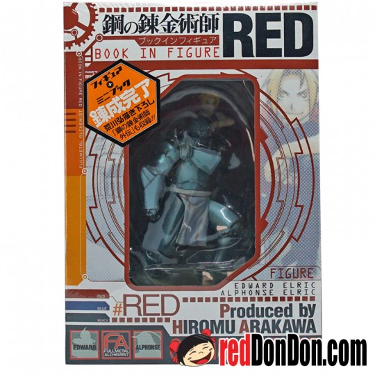 鋼之鍊金術師 Fullmetal Alchemist Book in Figure RED (Japanese Edition) 