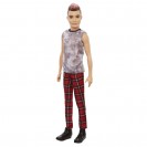 Barbie Ken FASHIONISTAS KEN DOLL, Pink Frosted Hair, Sleeveless Top