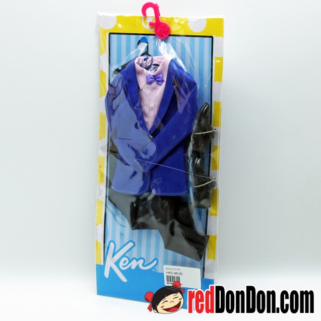 BARBIE KEN, BLUE SUIT JACKET & BLACK SHOES, MATTEL, DWG73