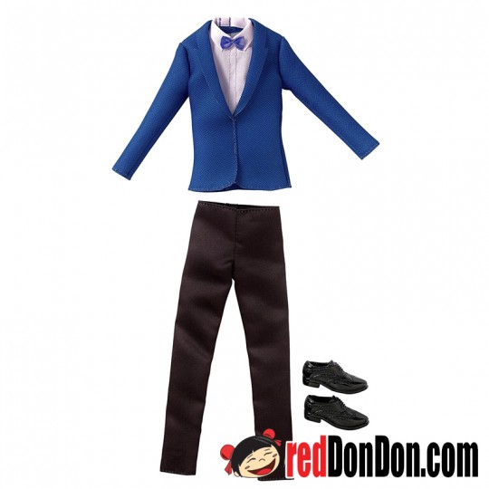 BARBIE KEN, BLUE SUIT JACKET & BLACK SHOES, MATTEL, DWG73