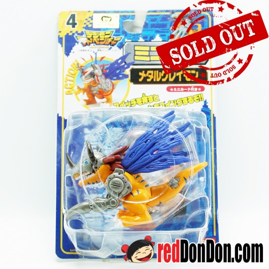 數碼暴龍 金屬暴龍獸 BANDAI DIGIMON MINIMON METALGREYMON FIGURE