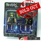 ALIENS PVT. DRAKE & BATTLE DAMAGED ATTACKING ALIEN, MINIMATES, 2014