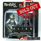ALIENS COVENANT, MINIMATES, DANIELS & GORAN XENOMORPH