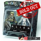 ALIENS COVENANT, MINIMATES, DAVID & CHESTBURSTER