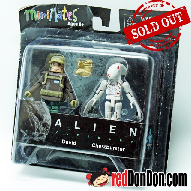 ALIENS COVENANT, MINIMATES, DAVID & CHESTBURSTER