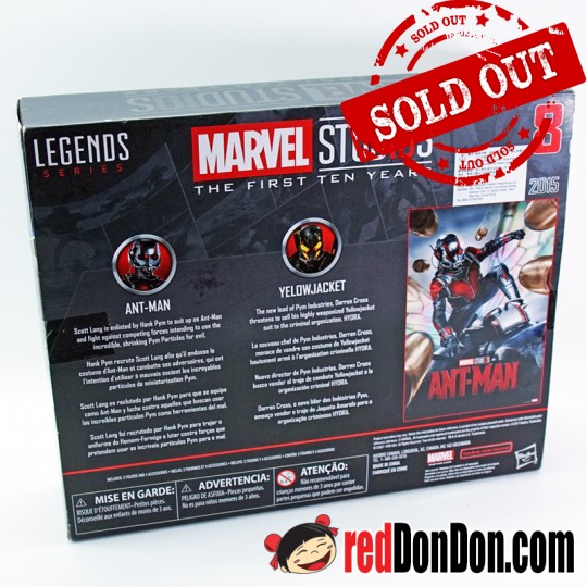 ANT-MAN & YELLOWJACKET, MARVEL STUDIOS, THE FIRST TEN YEARS, LEGENDS SERIES