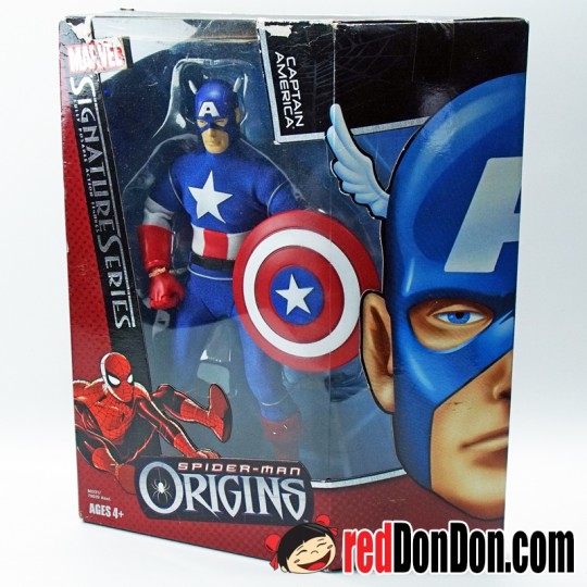 CAPTAIN AMERICA, MARVEL SPIDER-MAN ORIGINS SIGNATURE SERIES, HASBRO, 2006