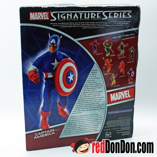 CAPTAIN AMERICA, MARVEL SPIDER-MAN ORIGINS SIGNATURE SERIES, HASBRO, 2006
