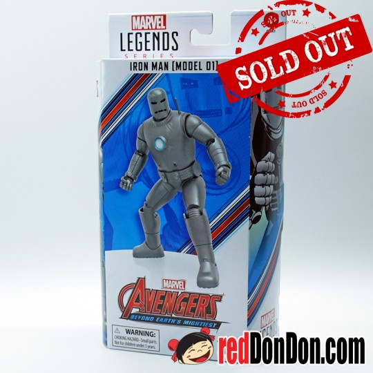 IRON MAN, MODEL 01, MARVEL LEGENDS 60TH ANNIVERSARY 6" FIGURE AVERGERS