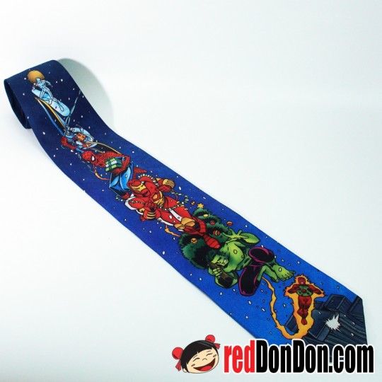 Tie 領帶 領呔 Marvel All Star Christmas 1995 Ralph Marlin 