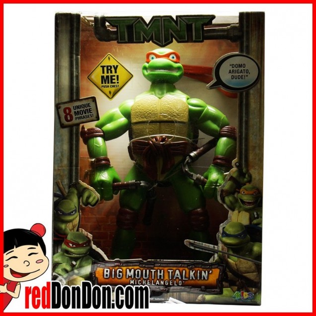 Teenage Mutant Ninja Turtles MICHELANGELO 2006 BIG MOUTH TALKIN'