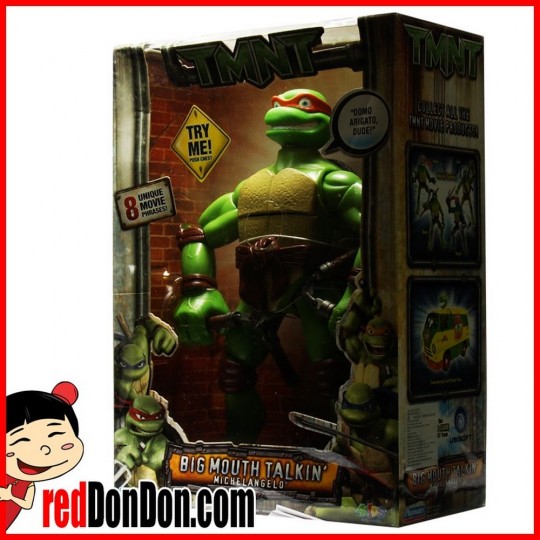 Teenage Mutant Ninja Turtles MICHELANGELO 2006 BIG MOUTH TALKIN'