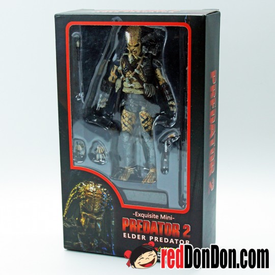 PREDATOR 2, ELDER PREDATOR FIGURINE, 1/18 HIYA TOYS, 11 CM
