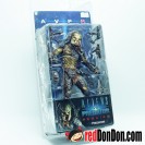 ALIENS VS PREDATOR, AVP REQUIEM SERIES 2 PREDATOR ACTION FIGURE, UNMASKED WOLF, NECCA 2007