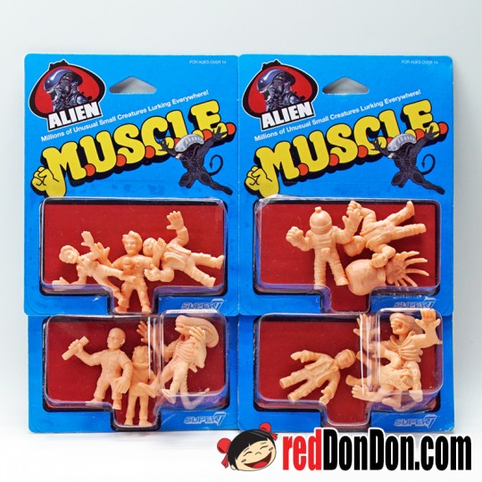 Super7 ALIEN M.U.S.C.L.E. Mini Figures Pack A, B, C, D