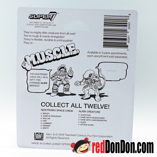 Super7 ALIEN M.U.S.C.L.E. Mini Figures Pack A, B, C, D