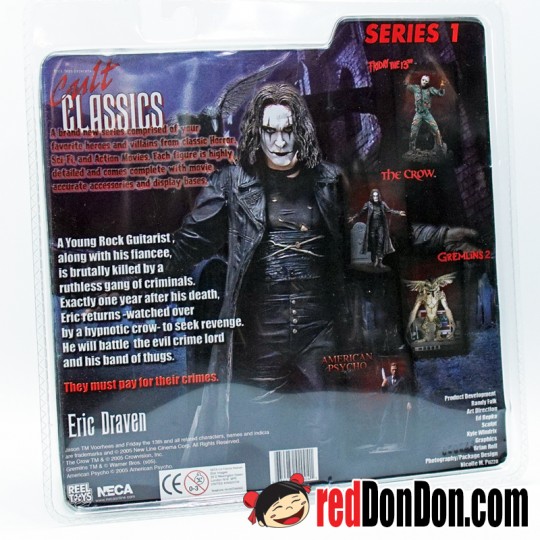 THE CROW, CULT CLASSICS SERIES 1, ERIC DRAVEN, BRANDON LEE, NECA, 2005