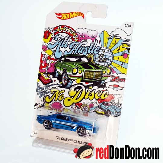 HOT WHEELS - ALL HUSTLE NO DISCO 3/10 - 70 CHEVY CAMARO