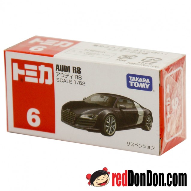TOMICA 6 AUDI R8