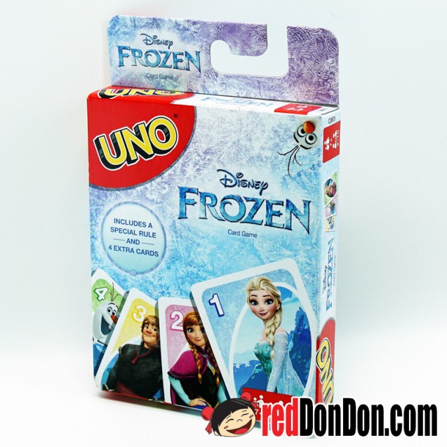 UNO Card Game, Disney Frozen, Mattel with Special Rule and 4 Extra Cards