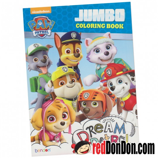 Paw Patrols - Jumbo Coloring Book