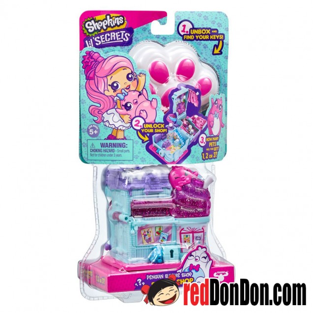 SHOPKINS LIl S4 SECRETS MINI PLAYSET - PENGUIN SHOP