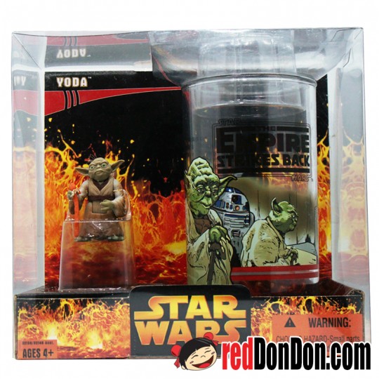 STAR WARS YEAR 2005 EMPIRE STRIKES BACK FIGURE AND CUP