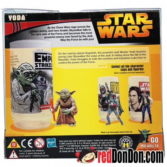 STAR WARS YEAR 2005 EMPIRE STRIKES BACK FIGURE AND CUP