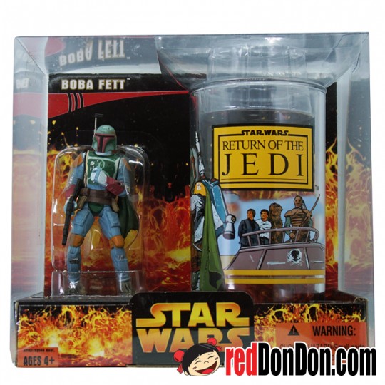 STAR WARS YEAR 2005 RETURN OF THE JEDI FIGURE AND CUP