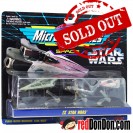 STAR WARS MICRO MACHINES BY GALOOB (1996), 65860 IX, SUPER STAR DESTROYER EXECUTOR, B-WING STARFIGHTER, A-WING STARFIGHTER