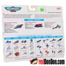 STAR WARS MICRO MACHINES BY GALOOB (1996), 65860 VII, MON CALAMARI STAR CRUSIER, JABBA'S DESERT SAIL BARGE, SPEEDER BIKE WITH REBEL PILOT