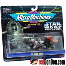 STAR WARS MICRO MACHINES BY GALOOB (1996), 65860 VI, ESCORT FRIGATE, BOBA FETT'S SLAVE I, BESPIN TWIN-POD CLOUD CAR