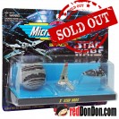 STAR WARS MICRO MACHINES BY GALOOB (1996), 65860 X, DEATH STAR II, INCOM T-16 SKYHOPPER, LARS FAMILY LANDSPEEDER