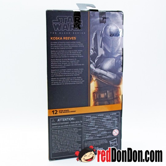KOSKA REEVES, STAR WARS, THE BLACK SERIES 6" ACTION FIGURE