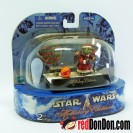 STAR WARS HOLIDAY EDITION YODA 2003 HASBRO 2nd ED. 