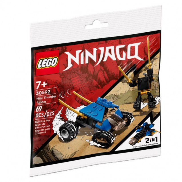 LEGO,30592 MINI THUNDER RAIDER, NINJAGO, POLYBAG