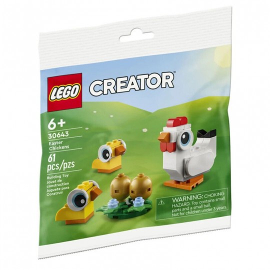 LEGO, 30643 EASTER CHICKENS, POLYBAG