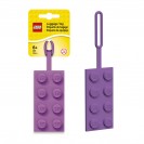 樂高書包牌 (紫色) LEGO 2x4 Silicon Name Tag (Medium Lavander)