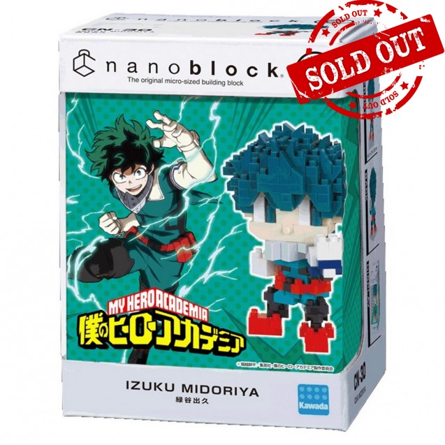 CN-30 nanoblock 我的英雄學院‧綠谷出久 MY HERO ACADEMIA IZUKU MIDORIYA 