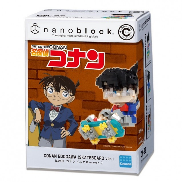 CN-32 nanoblock CONAN EDOGAWA SKATEBOARD 滑板仔柯南