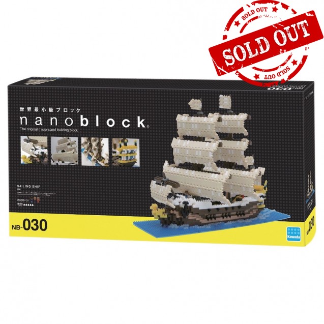 NB-030 nanoblock 帆船 SAILING SHIP