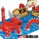 NB-041 海怪 KRAKEN - KING OF THE SEA nanoblock