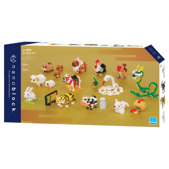 NB-055 12生肖別注套裝 12 CHINESE ZODIAC SET nanoblock